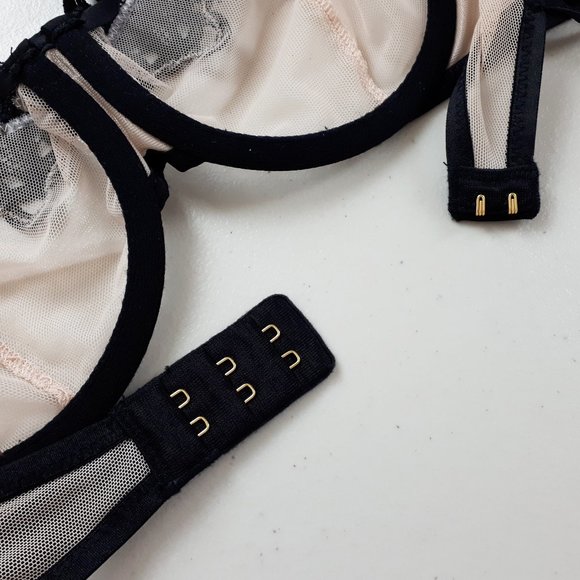 Victoria’s Secret Pink Mesh Dragon Lace Balconette Bra - Picture 4 of 8